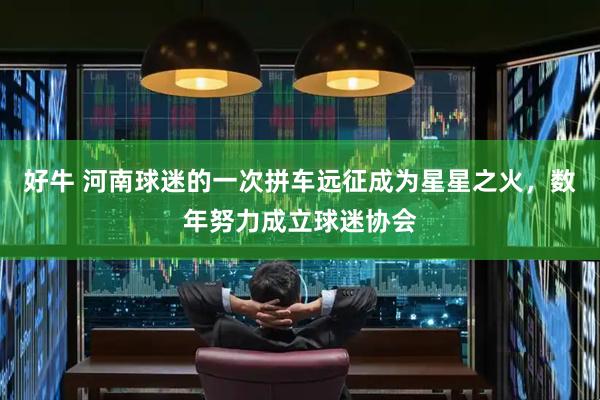 好牛 河南球迷的一次拼车远征成为星星之火，数年努力成立球迷协会
