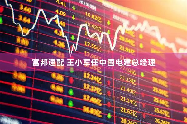 富邦速配 王小军任中国电建总经理