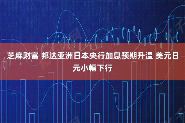 芝麻财富 邦达亚洲日本央行加息预期升温 美元日元小幅下行