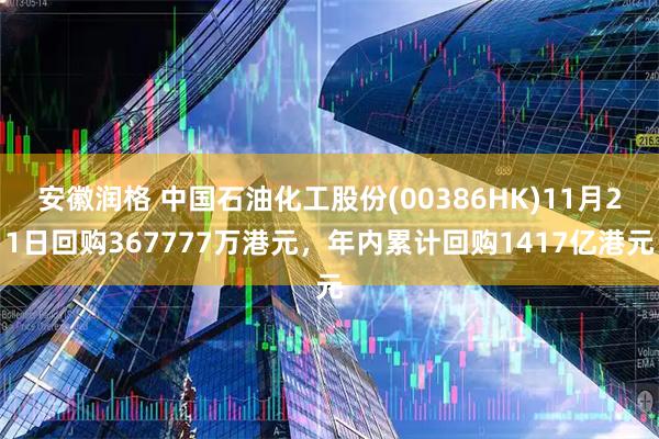 安徽润格 中国石油化工股份(00386HK)11月21日回购367777万港元，年内累计回购1417亿港元